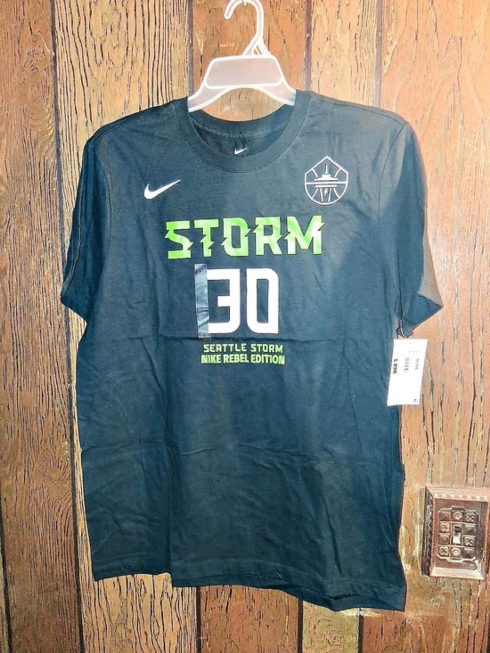 Nike Seattle Storm WNBA Rebel Edition Nneka Ogwumike 30 T-Shirt Nneka Ogwumike